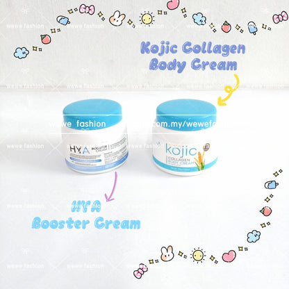 READY STOCK!!!AR Full Set Vitamin E Moisturizing Whitening Snail White Body Cream 200g