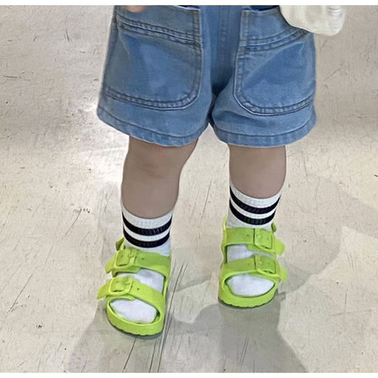 READY STOCK!!! Red Apple Kids Sandal Shoes BG2569 Kids Pastel Warna Warni Original Thailand