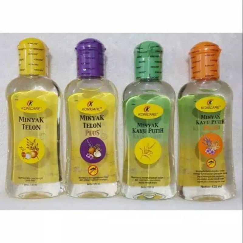 Ready Stock!!! Konicare Telon Plus Minyak Telon 30ml 60ml 125ml Telon Oil Body Massage Minyak Urut Minyak Bayi