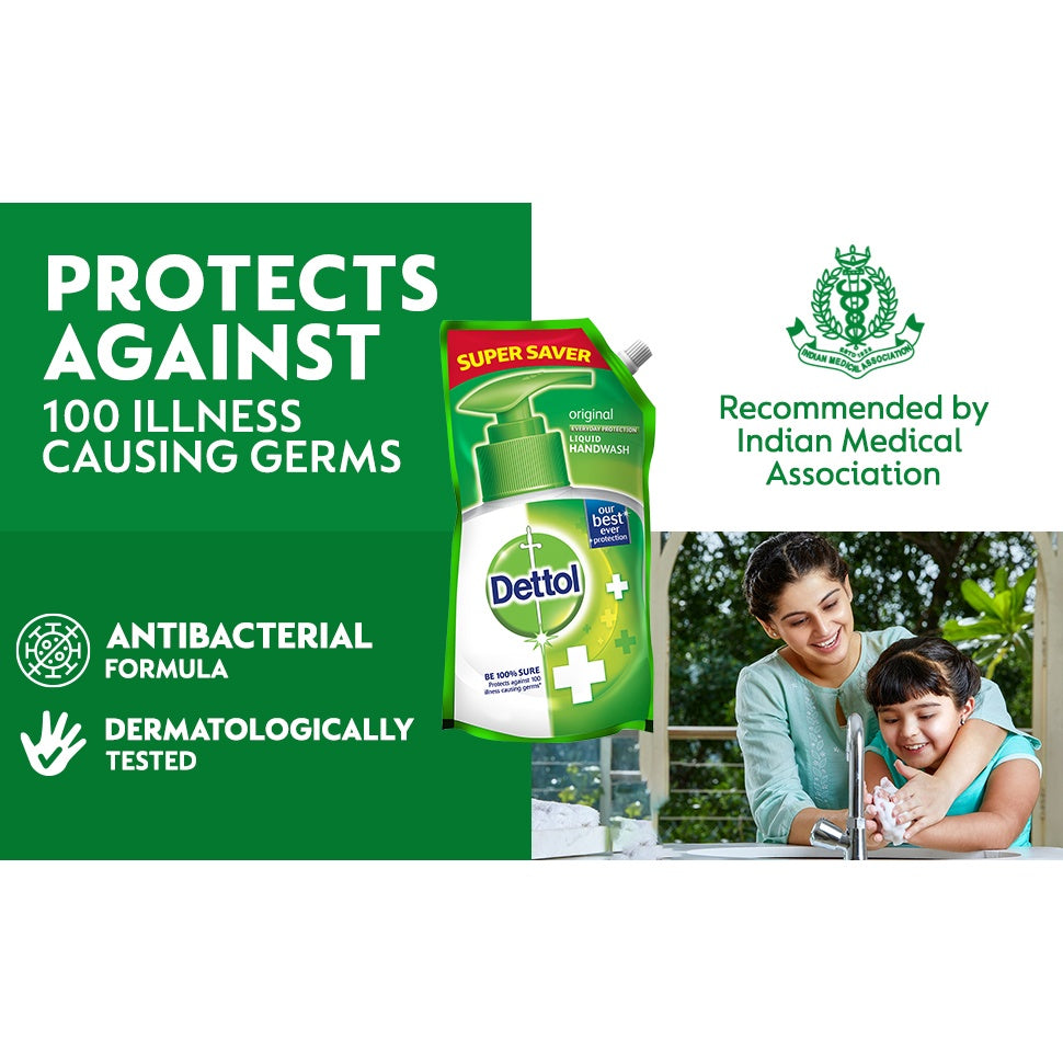 READY STOCK!!!【750ml】Dettol Original Hand Wash Liquid Refill Pack #Dettol #HandWash #750ml #Original #洗手液