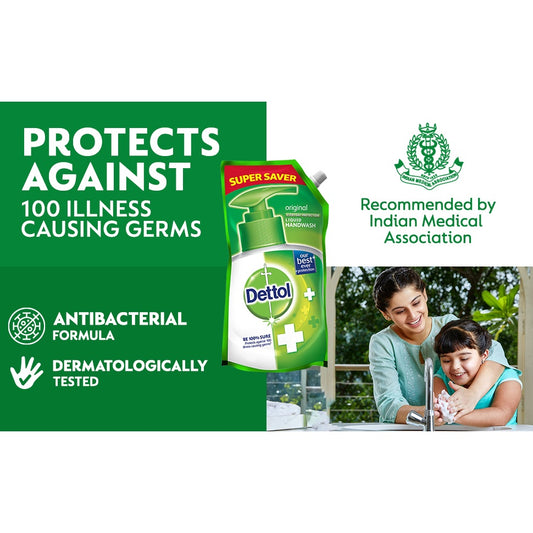 READY STOCK!!!【750ml】Dettol Original Hand Wash Liquid Refill Pack #Dettol #HandWash #750ml #Original #洗手液