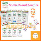 READY STOCKS!!!SNAKE BRAND PRICKLY HEAT COOLING POWDER 50G/140G/280G/420G  SNAKE POWDER ORIGINAL THAILAND泰国蛇牌爽身粉