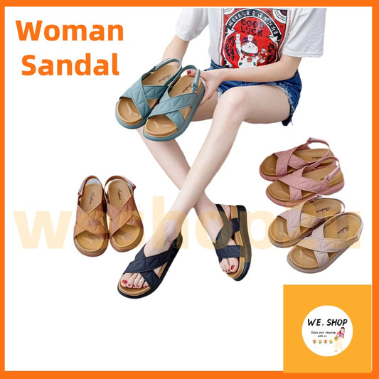 READY STOCK!!!Lady Comfort Fashion Sandal | Sandal Perempuan Tapak Lembut 885-10/YLD-2958