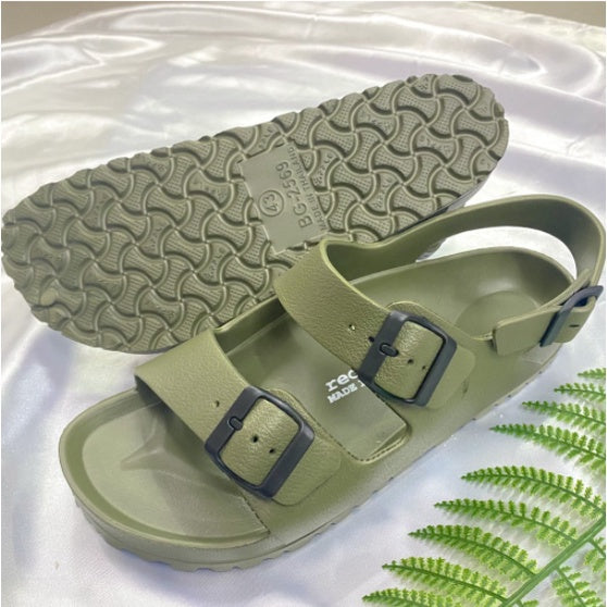 READY STOCK!!!Red Apple Double Backstrap Sandals Shoes BG2569 Original THAILAND 泰国防水防滑凉鞋