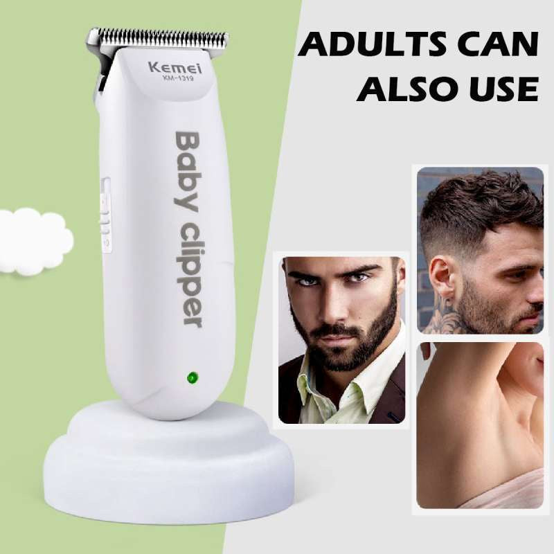 READY STOCK!!! Kemei KM-1319 Baby Clipper Alat Cukur Rambut Bayi Shaver Trimmer