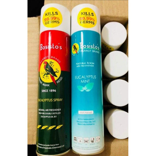 Bosisto's Parrot Brand Eucalyptus spray  300ml 鹦鹉牌白树油天然喷雾剂Minyak Kayu Putih Cap Burung Kakatua spray 300ml/150ml