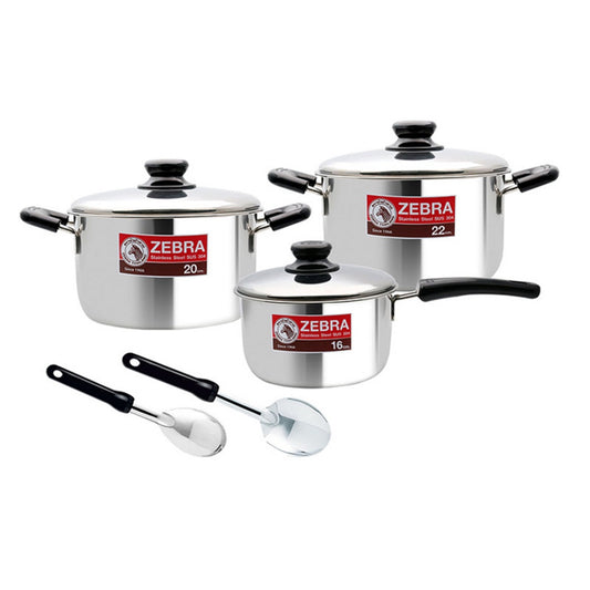 RAEDY STOCK!!!Zebra THAILAND Happy Buddy 8 Pcs Cookware Set