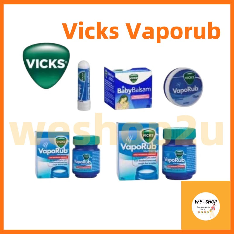 Vicks Vaporub 10g 25g 50g Vicks Inhaler READY STOCK!!!!