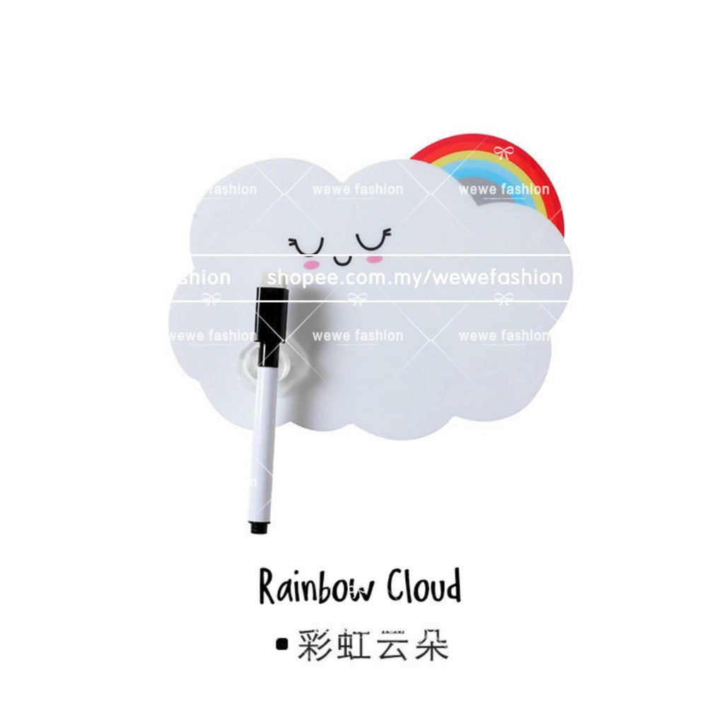Ready Stock!!! Cutie Cartoon PVC Message Board Creative Children's Writing Board 卡通留言板