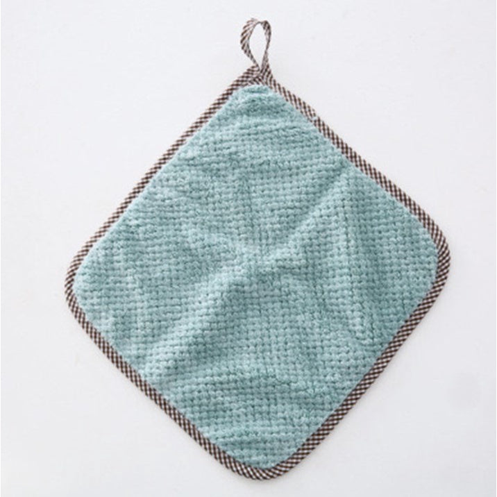 READY STOCK!!!Kitchen Towels Dishcloths Non-stick Oil Cleaning Household Glass Window Table Cleaning Towel Kain Cuci