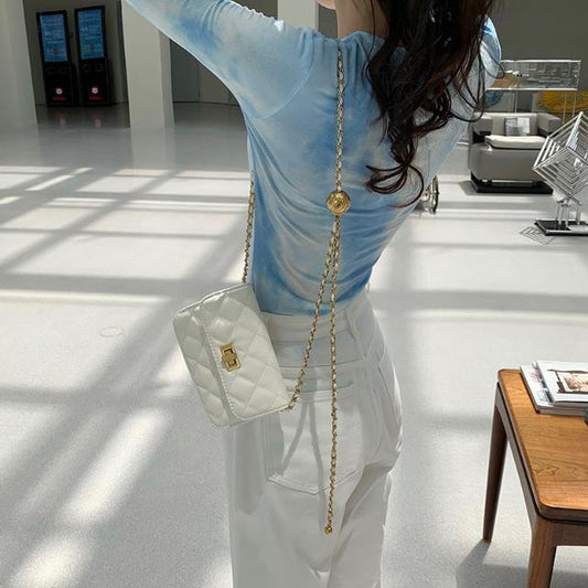 READY STOCK!!!SSB1101 Woman Handbag Sling Bag Shoulder Fashion Korea Bag链条斜挎包