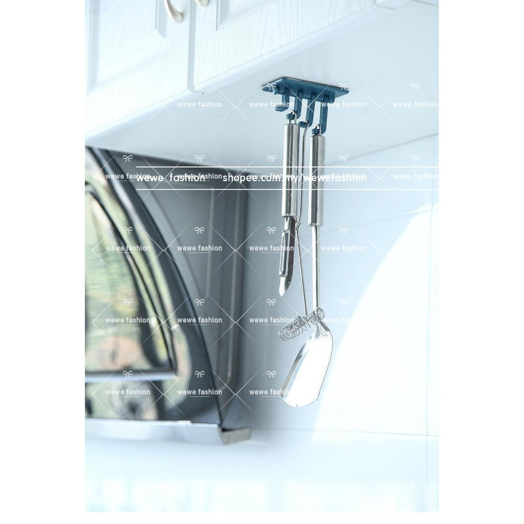 READY STOCK!!!Multi-Function Organ Shape Hook Kitchen/Bathroom Wall Hanging Without Trace Racks