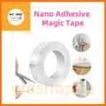 READY STOCK!!! Multifunctional Strongly Sticky Double-Sided Adhesive Nano Tape |  Washable Removable Tapes 多功能强力双面粘胶纳米胶带