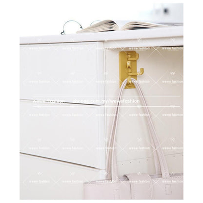 READY STOCK!!!Multi-Function Organ Shape Hook Kitchen/Bathroom Wall Hanging Without Trace Racks