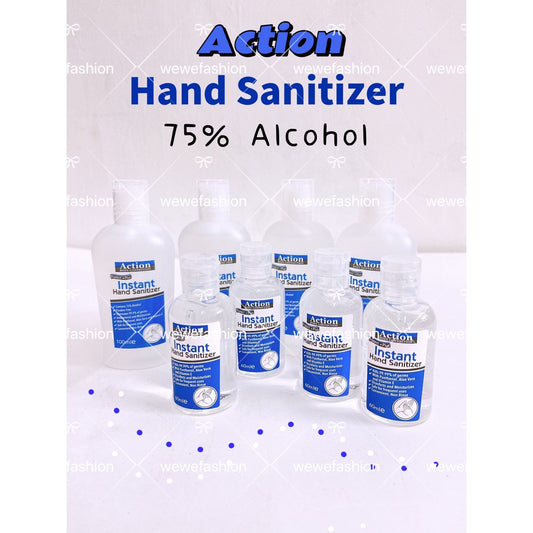 Ready Stock!!!ACTION Hand Sanitizer 60ml Original 75% Alcohol KILL 99/9 GERMS POCKET HAND SANITIZER免洗手消毒液