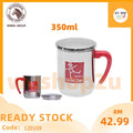 READY STOCK!!!Original THAILAND Zebra Double Wall Mug - Extra (112016) / Mug Tutup Stainless