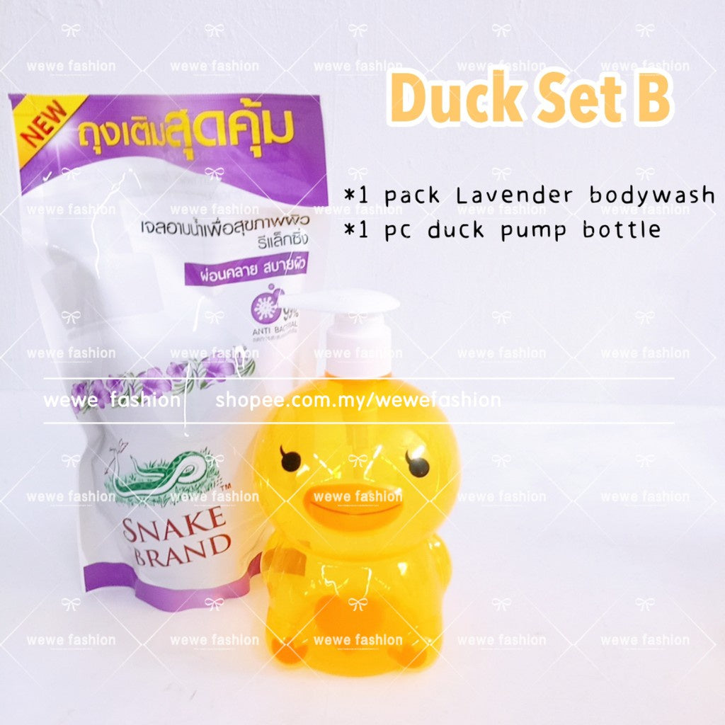 READY STOCK!!!! Snake Brand healty shower soap Prickly Lavender 180ml/400ml/450ml 蛇粉洗身露 Original Thailand