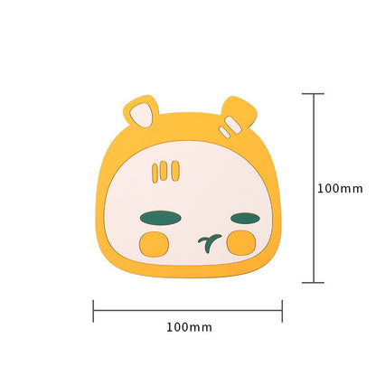 READY STOCK!!!Silicone Heat Insulation Pad Cartoon Cup Mat Anti-scalding Anti-skid Coaster Milk Coffee Cup Mats隔热垫