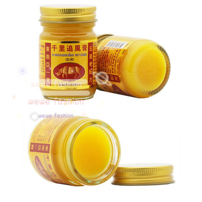 READY STOCK!!!Thai Herbal Balm 千里追风膏 卧佛牌 50g Original Thailand
