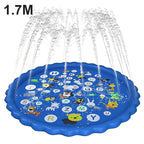 READY STOCK!!! 170CM Children Play Water Mat | Summer Beach Inflatable Water Spray Pad | Outdoor Game Toy |  儿童戏水垫