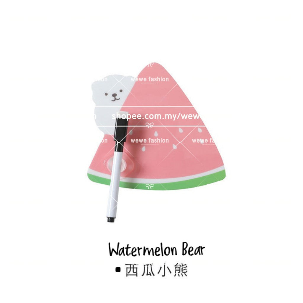 Ready Stock!!! Cutie Cartoon PVC Message Board Creative Children's Writing Board 卡通留言板