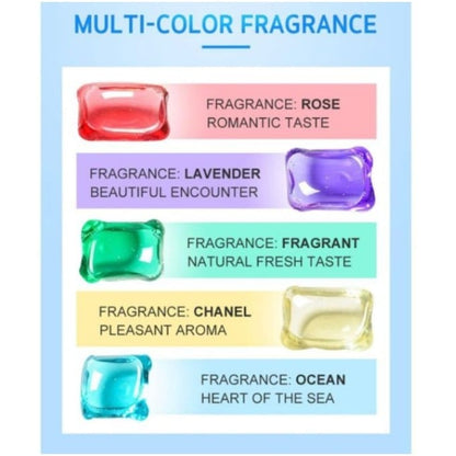 READY STOCK!!!Laundry Gel Beads Magic Washing Cleaner Lasting Liquid Condensate Bead  Lasting Fragrance Perfume【1pc】