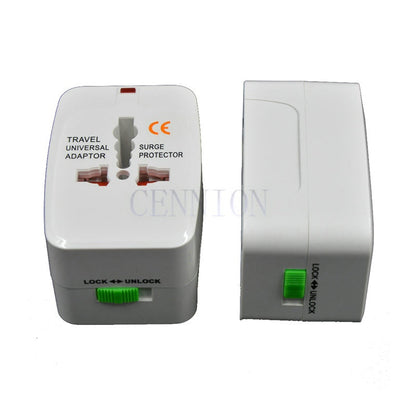 READY STOCK‼️ Universal Travel Adapter Plug All-in-One Worldwide Adaptor Soket CN/EU/UK Converter 万能旅行转换插头