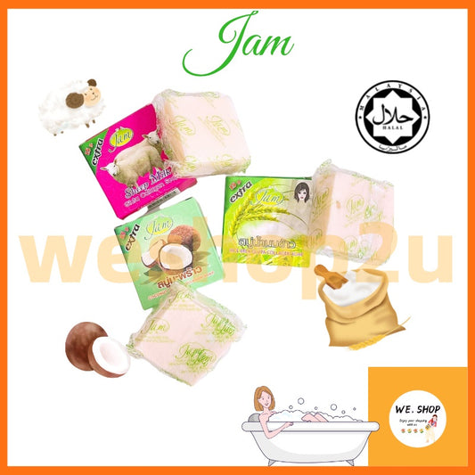 READY STOCK!!!JAM SABUN KUNYIT TURMERIC/SHEEP MILK/COCONUT/EXTRA RICE MILK GLUTA COLLAGEN SOAP 15GRAM ORIGINAL THAILAND