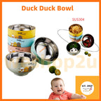 READY STOCK!!!304 Stainless Steel Cartoon Cutie Family Child Bowl  304不锈钢碗家庭碗