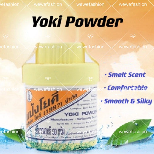 Ready Stock!!!Yoki [1997] Powder ITCH POWDER&BABY RASH, BEDAK GATAL DAN RUAM BAYI YOKI RADIANT 60g 热痱/痒粉/婴儿疹
