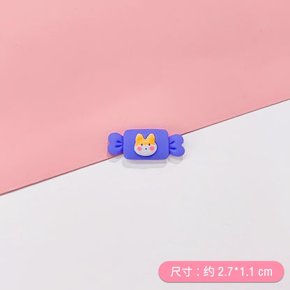 READY STOCK!!!Hole shoes decorative buckle accessories shoes flower buckle cute cartoon pattern garden shoe accessories