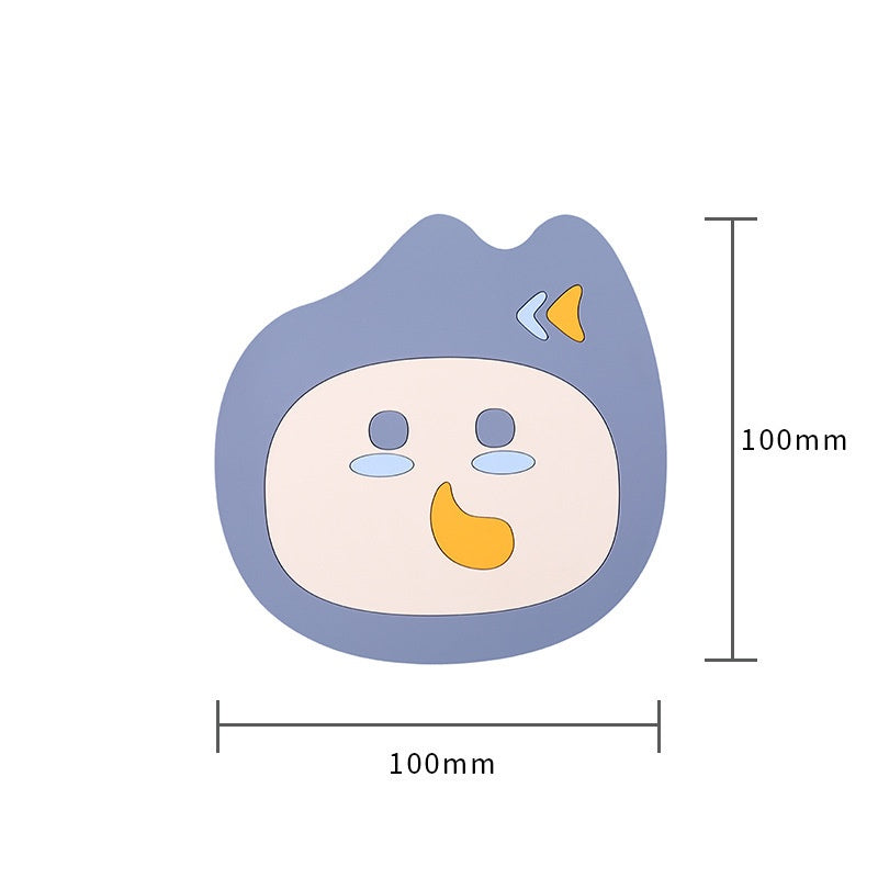 READY STOCK!!!Silicone Heat Insulation Pad Cartoon Cup Mat Anti-scalding Anti-skid Coaster Milk Coffee Cup Mats隔热垫