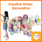READY STOCK!!!Hole shoes decorative buckle accessories shoes flower buckle cute cartoon pattern mini shoe accessories