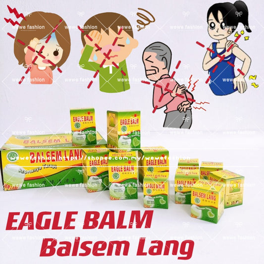 READY STOCK!!!Cap Lang Eagle Balm Balsem Lang 10g/40g 鹰标清凉膏