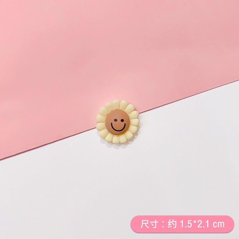 READY STOCK!!!Hole shoes decorative buckle accessories shoes flower buckle cute cartoon pattern garden shoe accessories
