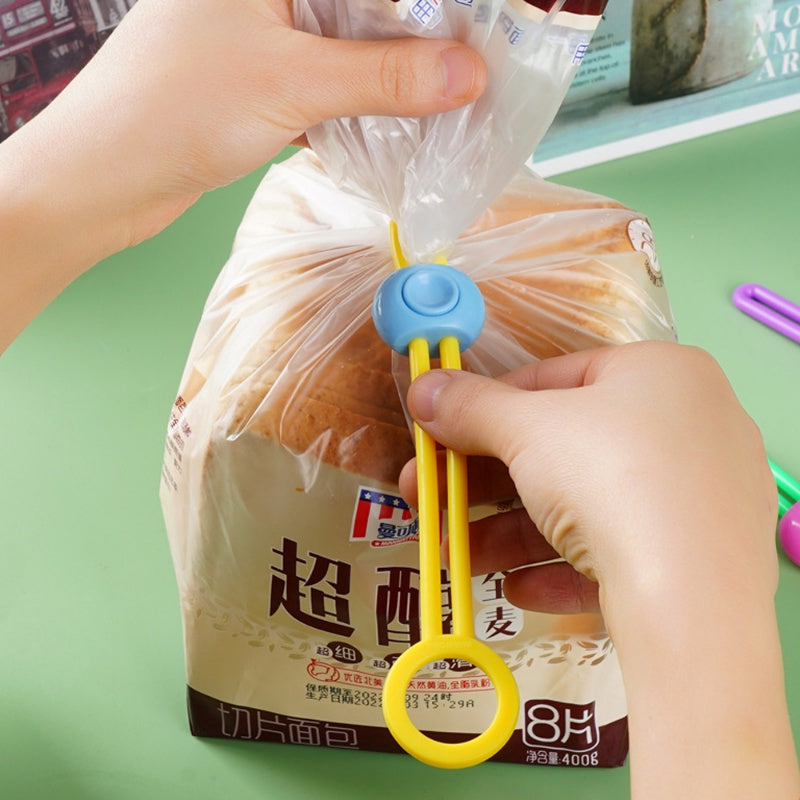 READY STOCK!!! Fruit Snack Grip Rope | Hangable Cable Clip | Tighten Strap Sealing Band | Portable Home Organizer 绑带密封带