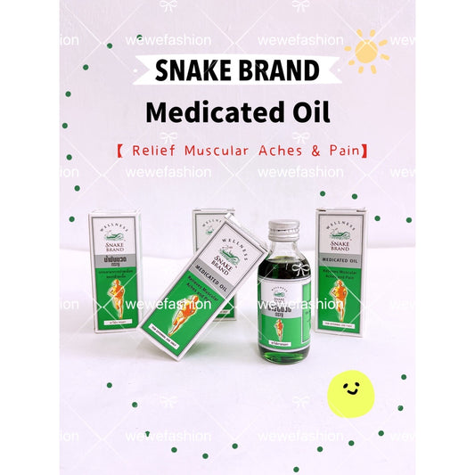 READY STOCK!!!Snake Brand Medicated Oil Original THAILAND 60ml