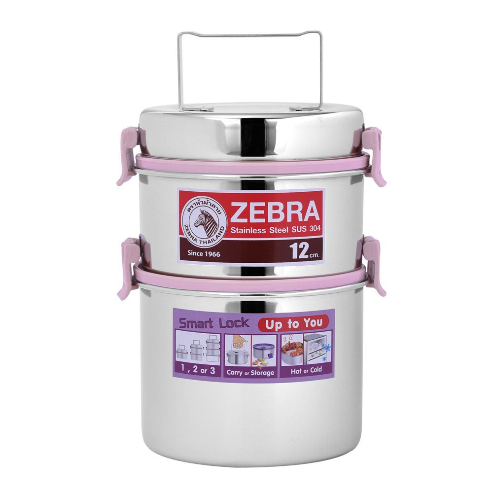 READY STOCK!!!Zebra THAILAND  Smart Lock II Food Carrier (12cm x 2)