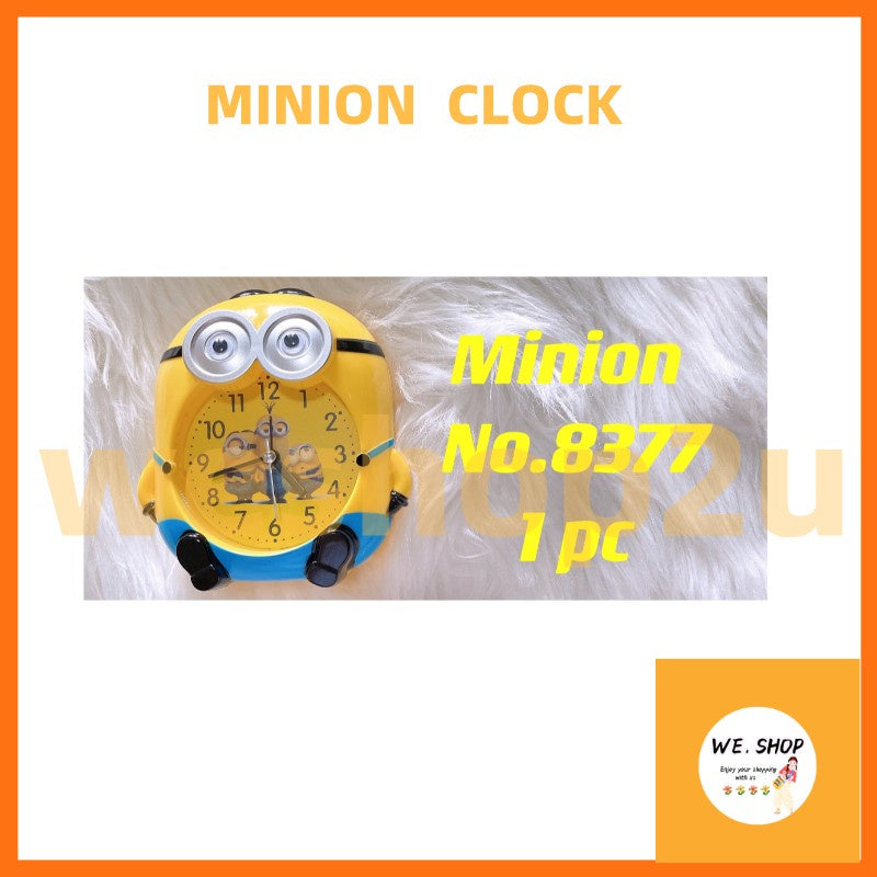 READY STOCK!!!Minions Doraemon Bedroom Alarm Clock Cute Cartoon for Children Back to School Jam Loceng 闹钟