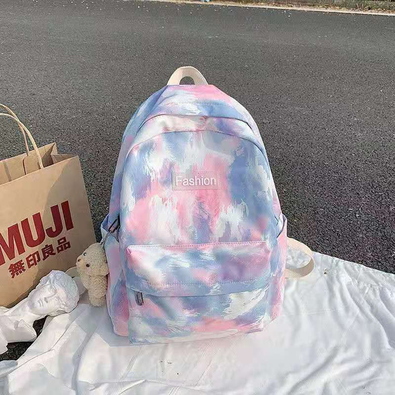 READY STOCK!Korea Style Fashion Bagpack PU Leather Casual 后背包书包