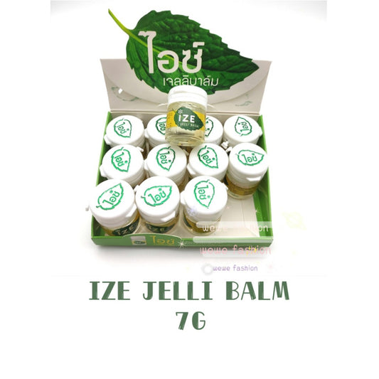 READY STOCK!!! IZE JELLI BALM 7g 清凉油薄荷膏 Original Thailand