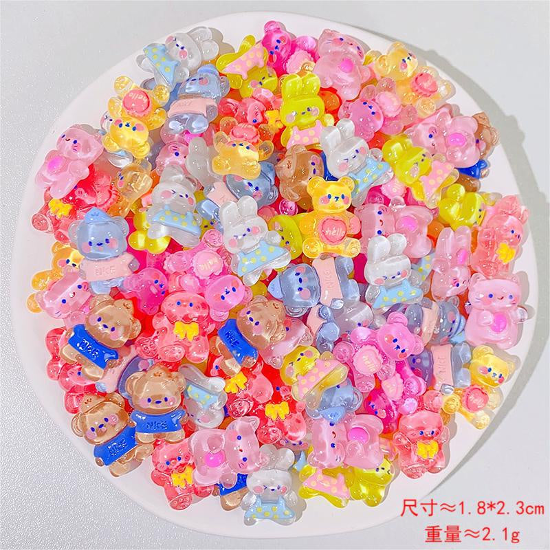 READY STOCK!!!Hole shoes decorative buckle accessories shoes flower buckle cute cartoon pattern garden shoe accessories