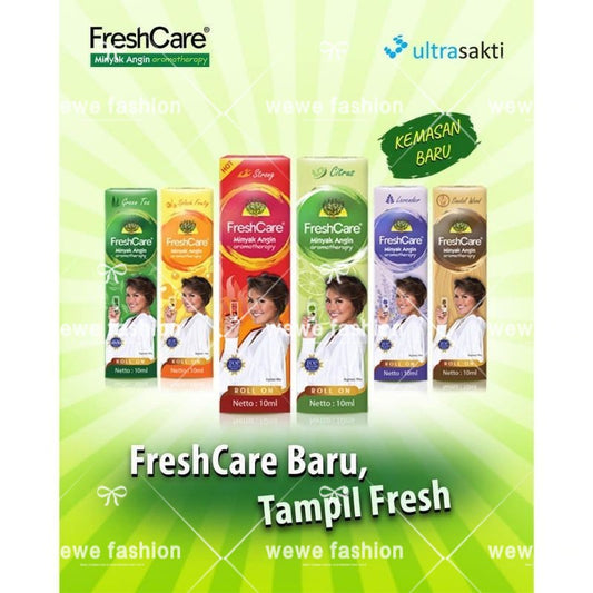 READY STOCK!!!ORIGINAL Minyak Angin Fresh Care Roll On AROMATHERAPY 10ML