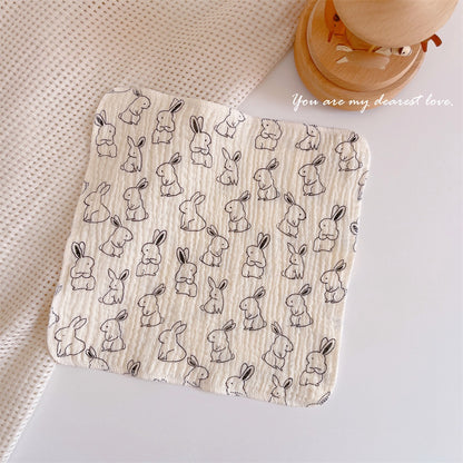 READY STOCK! Baby Muslin Cotton Washcloths | Soft Multi-Layer Face Towel | Baby Feeding Bibs | Multi-Style 婴儿棉纱洗脸巾 |