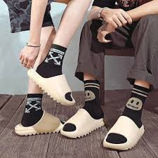 READY STOCK!!!Yeezy Slide Sandal Unisex Kasut Selipar Lelaki Perempuan Wanita Couple 0747 Coconut 男女凉鞋拖鞋