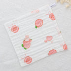 READY STOCK!!!! 6 Layers Baby Handkerchief Infant Towel Newborn Face Bath Towel Cotton Bib Bayi Sapu tangan