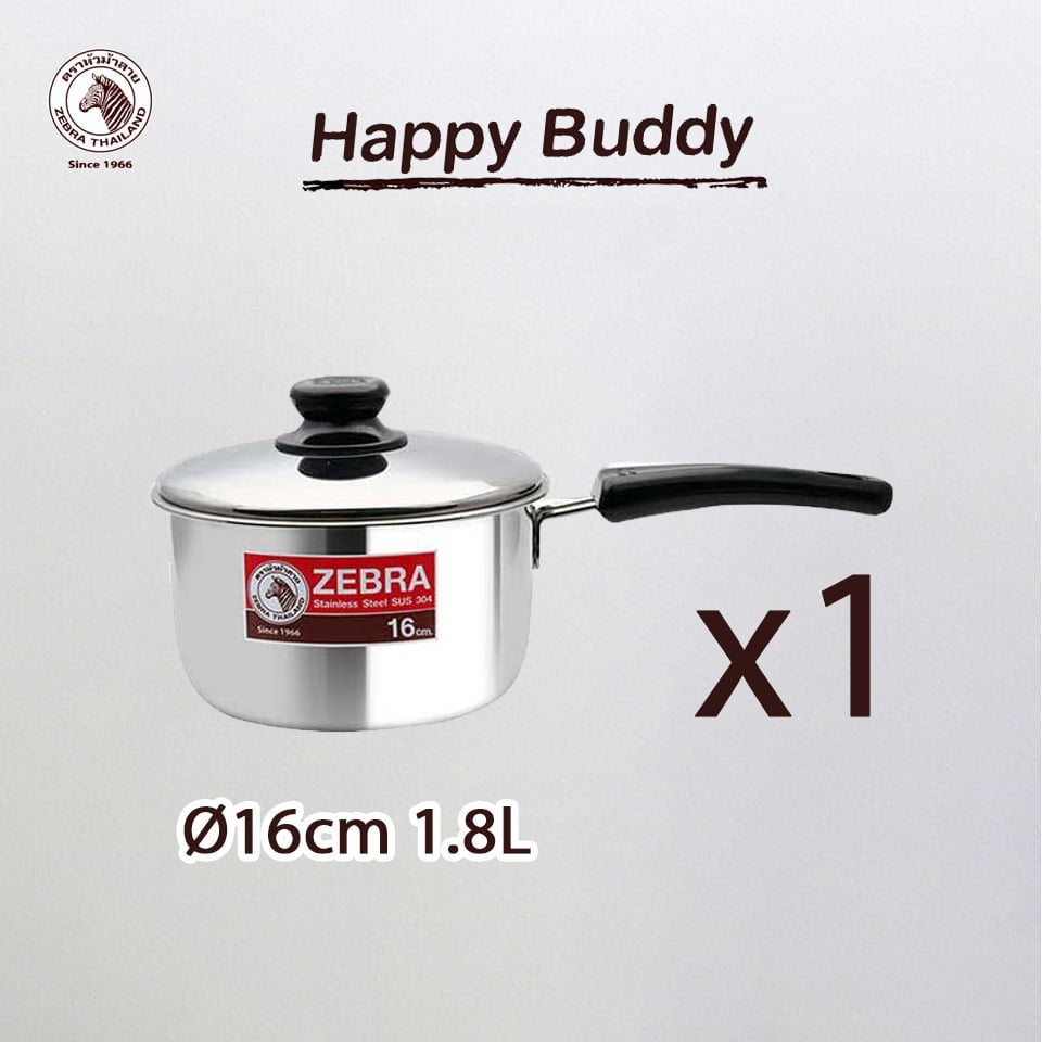 RAEDY STOCK!!!Zebra THAILAND Happy Buddy 8 Pcs Cookware Set