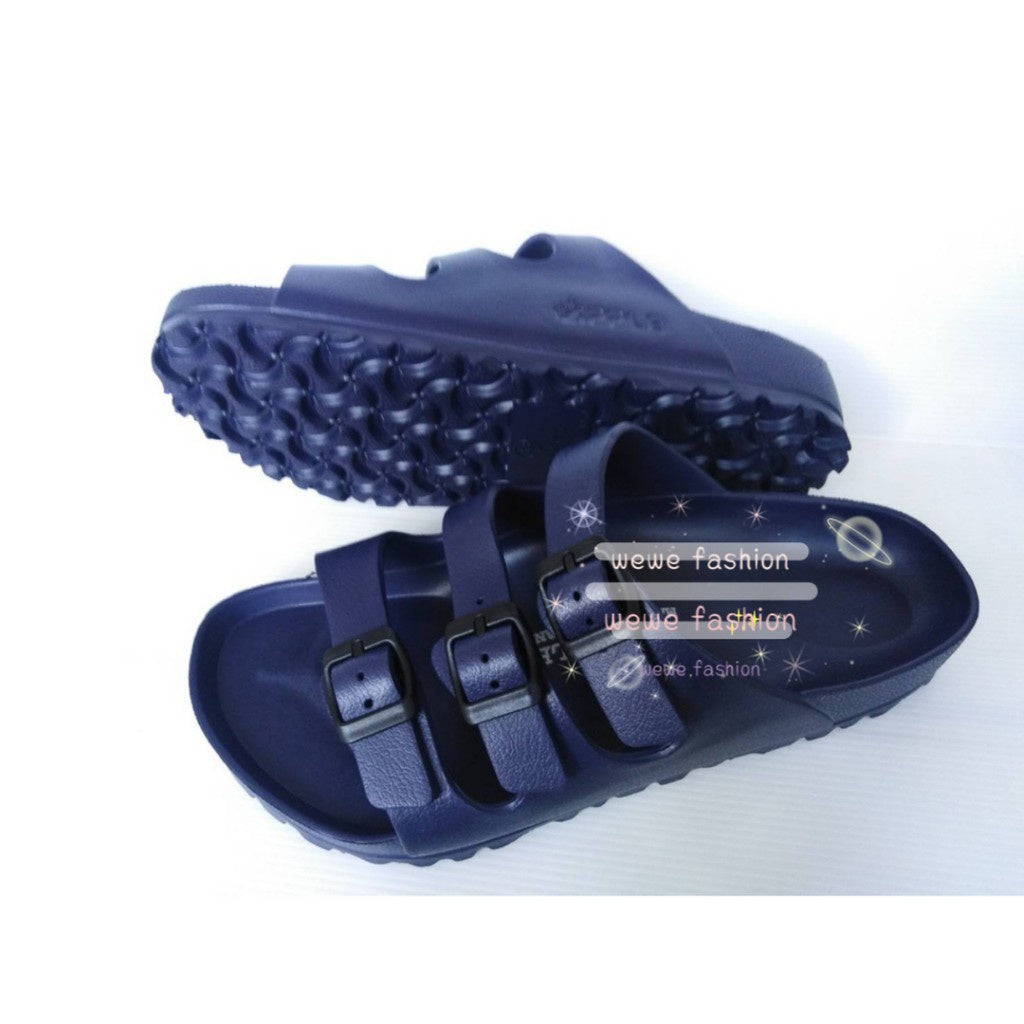 READY STOCK!!!RED APPLE Three Strip BG2573 SHOES 泰国防水防滑三带拖鞋 Original Thailand