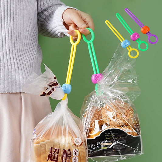 READY STOCK!!! Fruit Snack Grip Rope | Hangable Cable Clip | Tighten Strap Sealing Band | Portable Home Organizer 绑带密封带