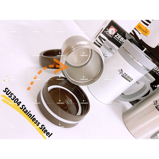 READY STOCK!!!Zebra SUS304 Stainless Steel Century Vacuum Mug 0.45L (450ml)